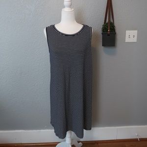HILARY RADLEY STRIPPED TANK DRESS {XL}